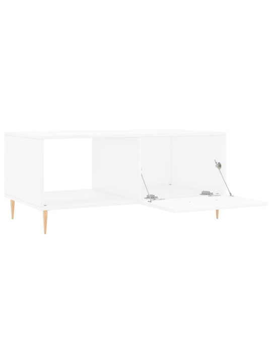 Konferenční stolek bílý 90 x 50 x 40 cm kompozitní dřevo
