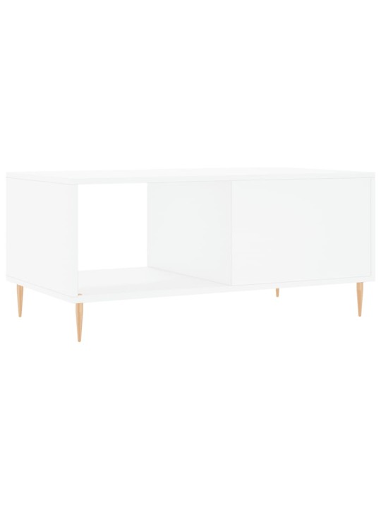Konferenční stolek bílý 90 x 50 x 40 cm kompozitní dřevo