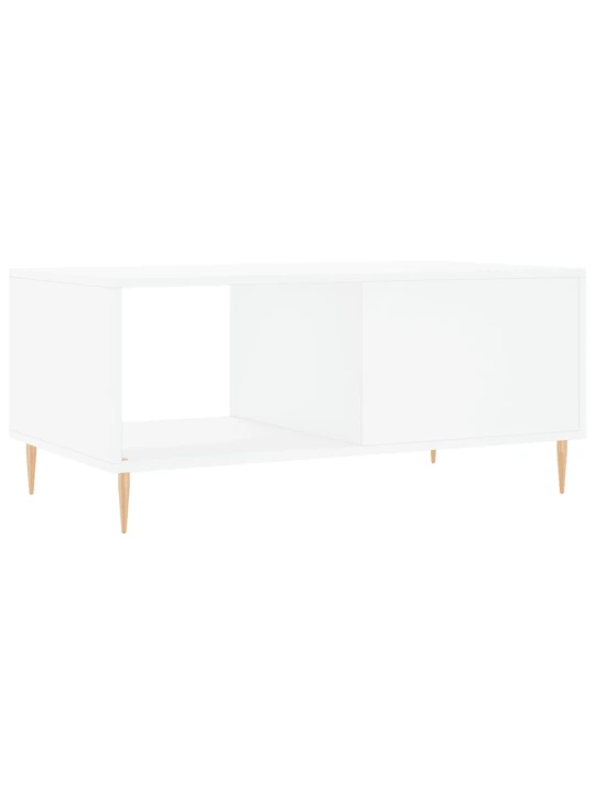 Konferenční stolek bílý 90 x 50 x 40 cm kompozitní dřevo
