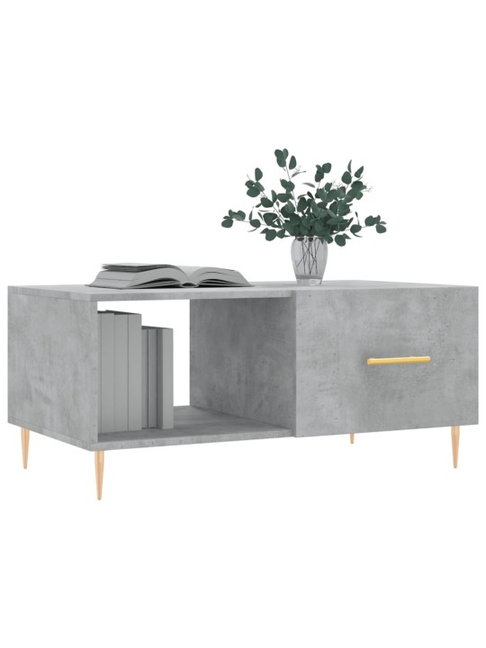 Konferenční stolek betonově šedý 90x50x40 cm kompozitní dřevo