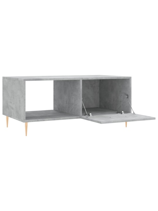 Konferenční stolek betonově šedý 90x50x40 cm kompozitní dřevo