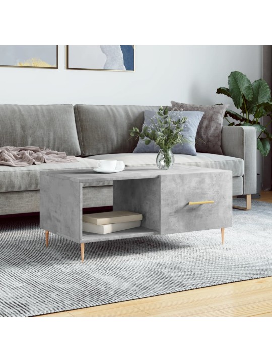 Konferenční stolek betonově šedý 90x50x40 cm kompozitní dřevo