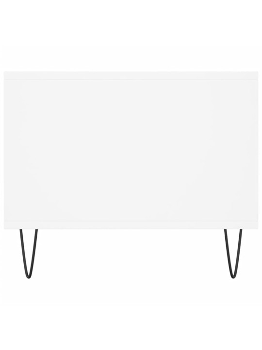 Konferenční stolek bílý 90 x 50 x 40 cm kompozitní dřevo