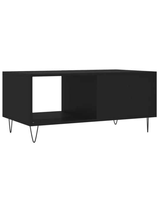 Konferenční stolek černý 90 x 50 x 40 cm kompozitní dřevo