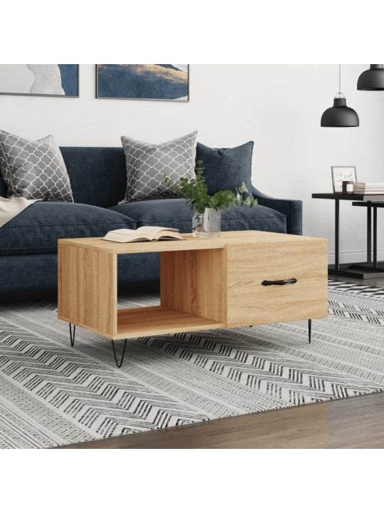 Konferenční stolek dub sonoma 90 x 50 x 40 cm kompozitní dřevo