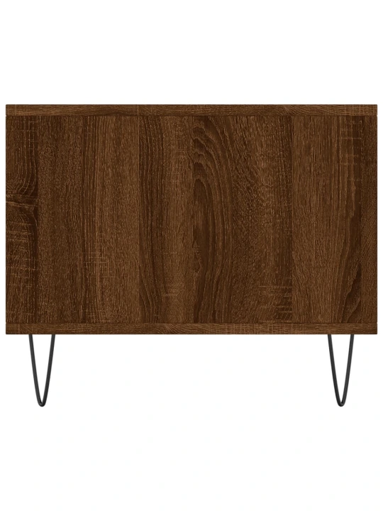 Konferenční stolek hnědý dub 90 x 50 x 40 cm kompozitní dřevo