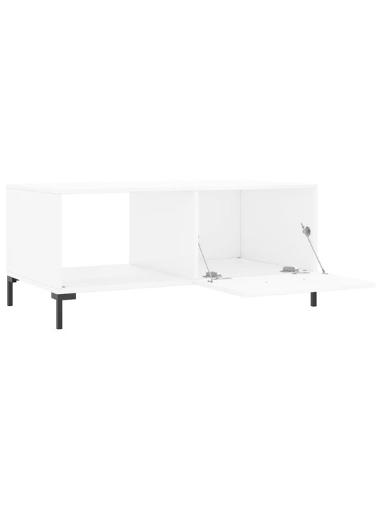 Konferenční stolek bílý 90 x 50 x 40 cm kompozitní dřevo