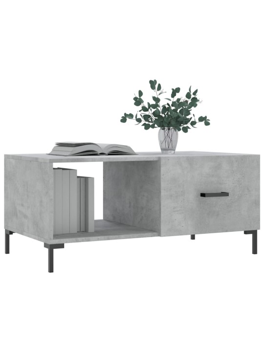 Konferenční stolek betonově šedý 90x50x40 cm kompozitní dřevo