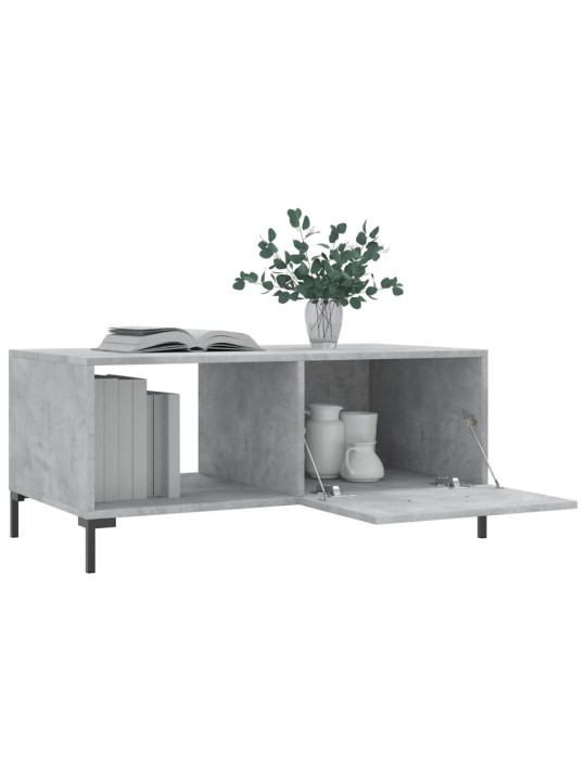 Konferenční stolek betonově šedý 90x50x40 cm kompozitní dřevo