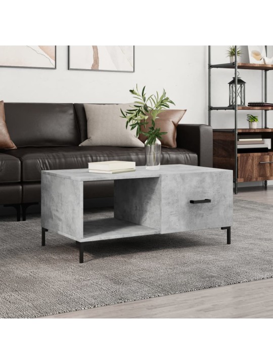 Konferenční stolek betonově šedý 90x50x40 cm kompozitní dřevo