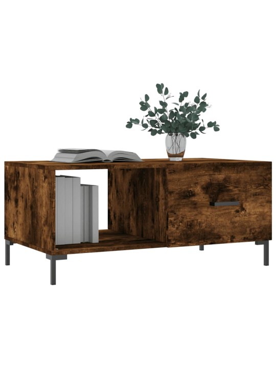 Konferenční stolek kouřový dub 90 x 50 x 40 cm kompozitní dřevo