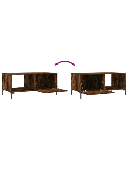 Konferenční stolek kouřový dub 90 x 50 x 40 cm kompozitní dřevo