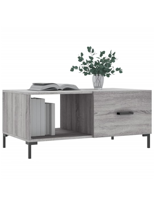 Konferenční stolek šedý sonoma 90 x 50 x 40 cm kompozitní dřevo
