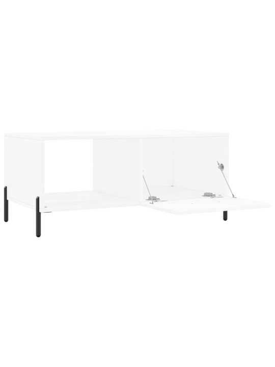 Konferenční stolek bílý 90 x 50 x 40 cm kompozitní dřevo