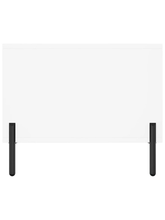Konferenční stolek bílý 90 x 50 x 40 cm kompozitní dřevo