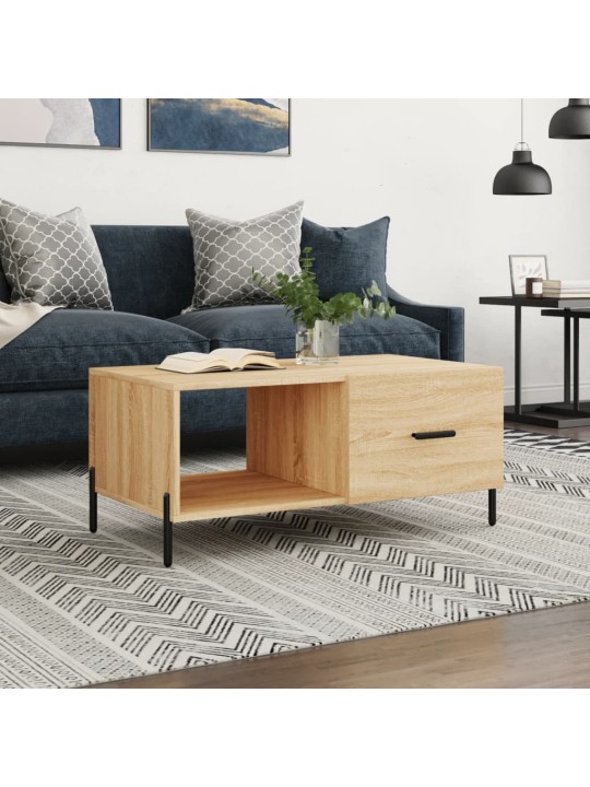 Konferenční stolek dub sonoma 90 x 50 x 40 cm kompozitní dřevo