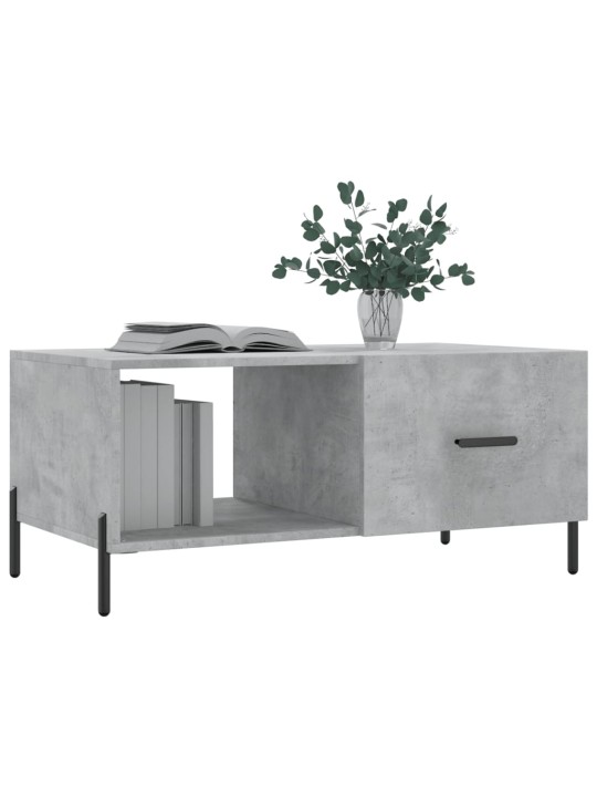 Konferenční stolek betonově šedý 90x50x40 cm kompozitní dřevo