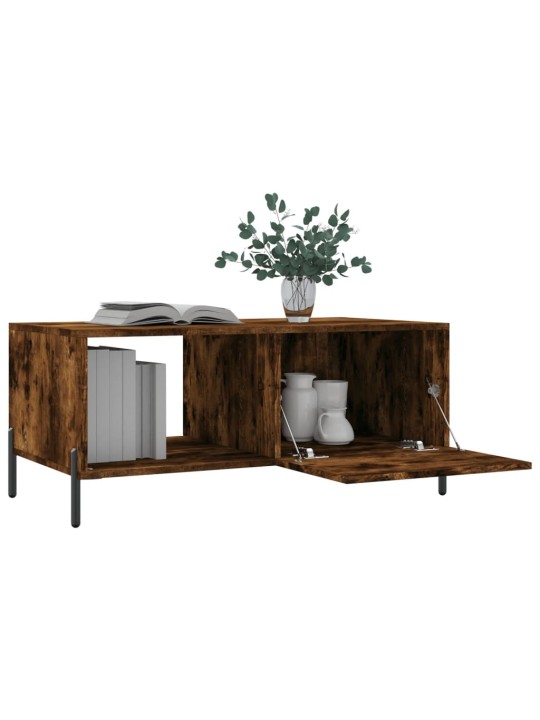 Konferenční stolek kouřový dub 90 x 50 x 40 cm kompozitní dřevo