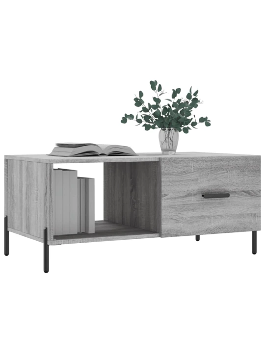 Konferenční stolek šedý sonoma 90 x 50 x 40 cm kompozitní dřevo