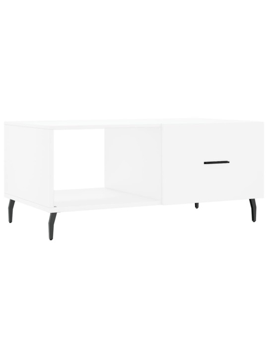 Konferenční stolek bílý 90 x 50 x 40 cm kompozitní dřevo