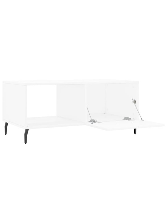 Konferenční stolek bílý 90 x 50 x 40 cm kompozitní dřevo