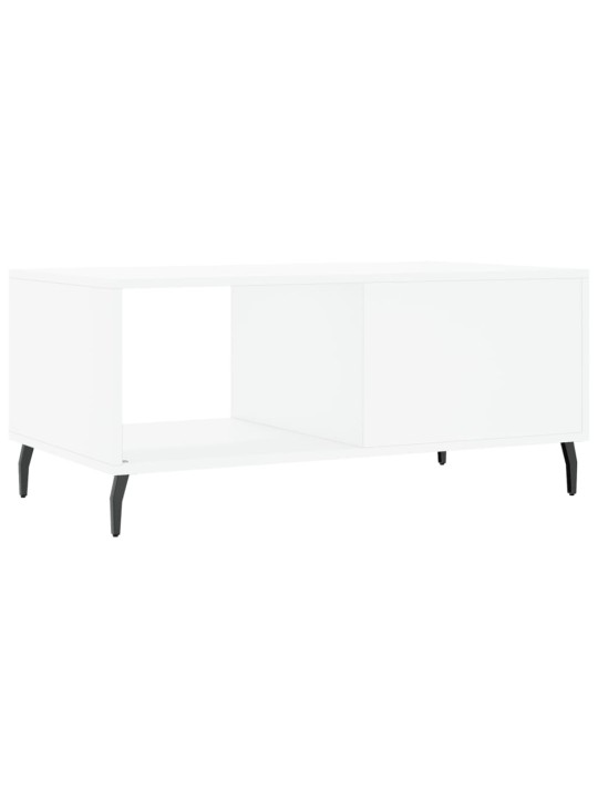 Konferenční stolek bílý 90 x 50 x 40 cm kompozitní dřevo