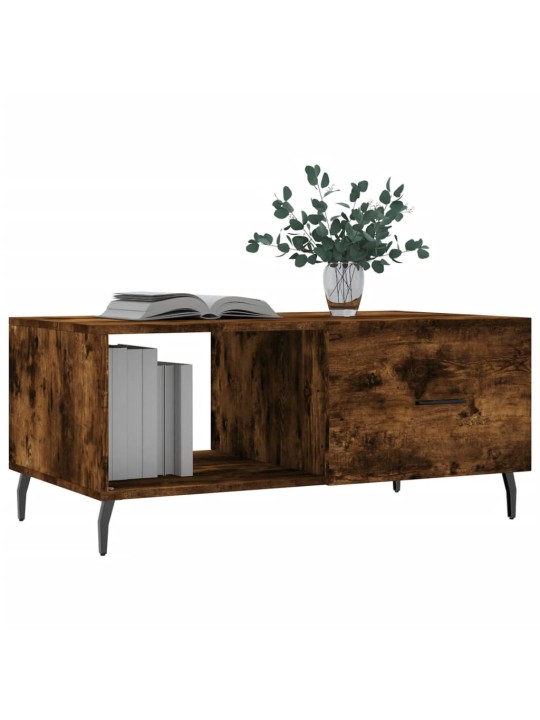 Konferenční stolek kouřový dub 90 x 50 x 40 cm kompozitní dřevo