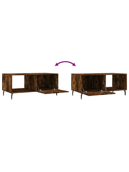 Konferenční stolek kouřový dub 90 x 50 x 40 cm kompozitní dřevo