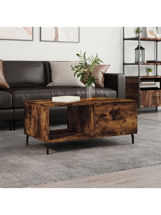 Konferenční stolek kouřový dub 90 x 50 x 40 cm kompozitní dřevo