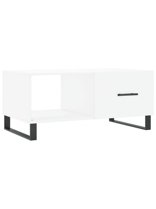 Konferenční stolek bílý 90 x 50 x 40 cm kompozitní dřevo