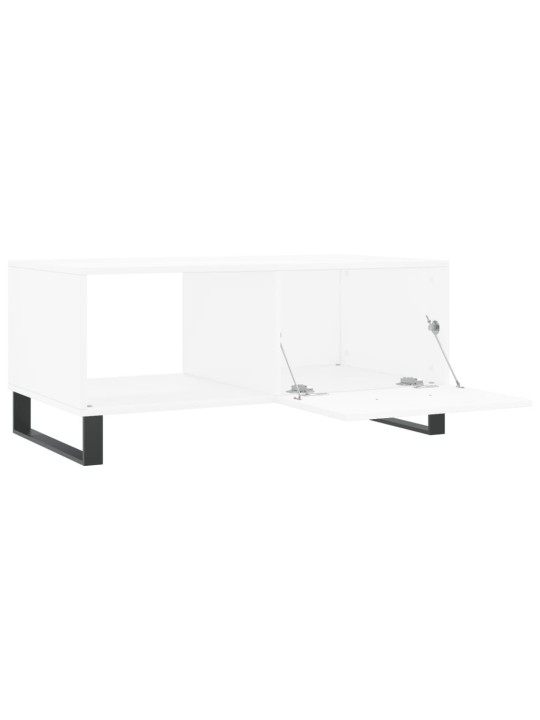 Konferenční stolek bílý 90 x 50 x 40 cm kompozitní dřevo