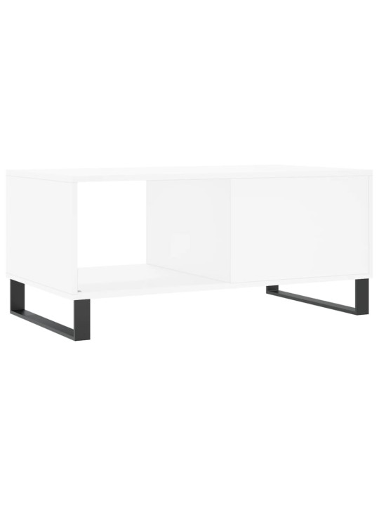 Konferenční stolek bílý 90 x 50 x 40 cm kompozitní dřevo
