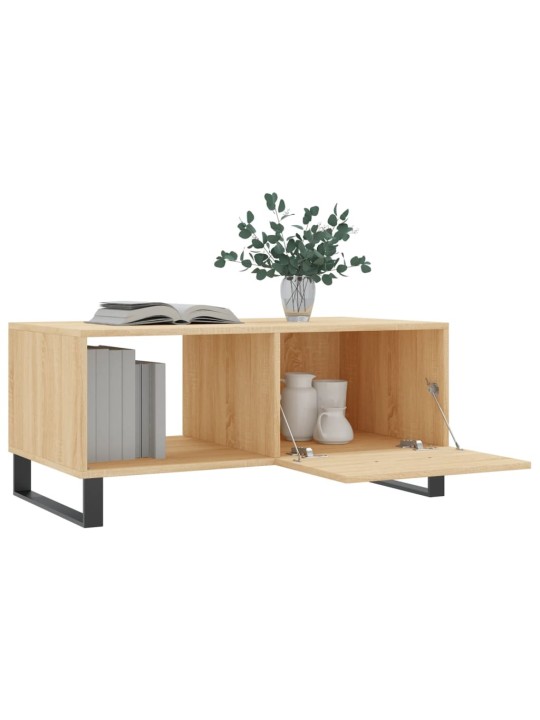 Konferenční stolek dub sonoma 90 x 50 x 40 cm kompozitní dřevo