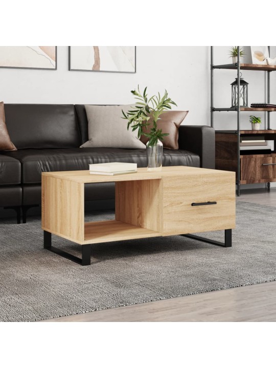Konferenční stolek dub sonoma 90 x 50 x 40 cm kompozitní dřevo