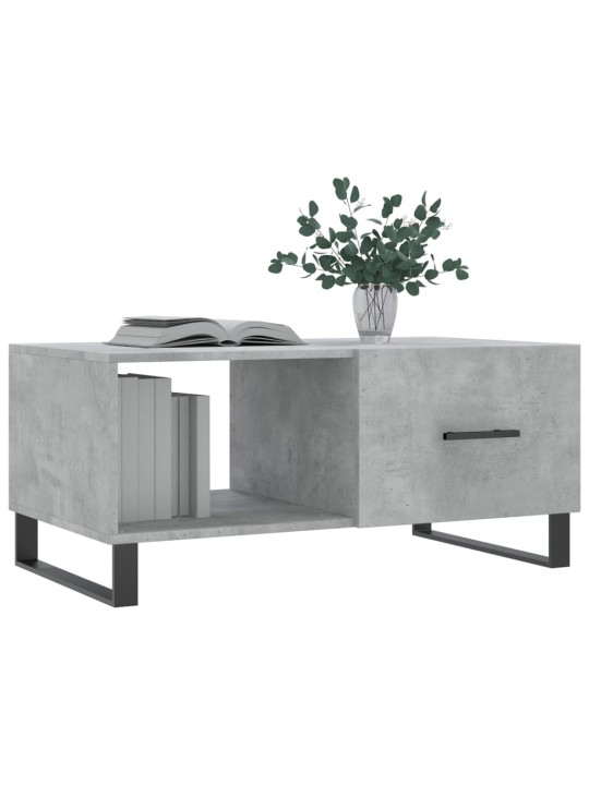 Konferenční stolek betonově šedý 90x50x40 cm kompozitní dřevo