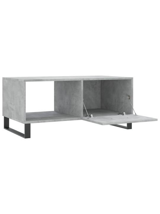 Konferenční stolek betonově šedý 90x50x40 cm kompozitní dřevo