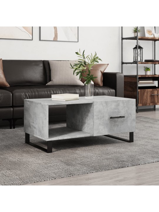 Konferenční stolek betonově šedý 90x50x40 cm kompozitní dřevo
