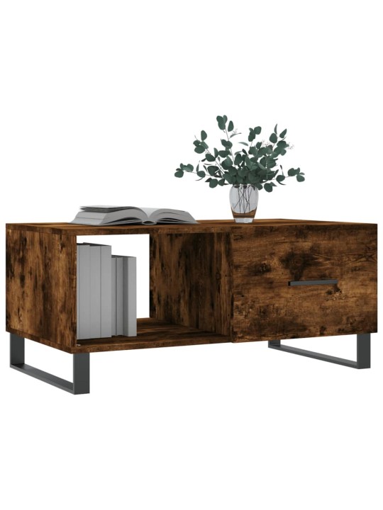 Konferenční stolek kouřový dub 90 x 50 x 40 cm kompozitní dřevo