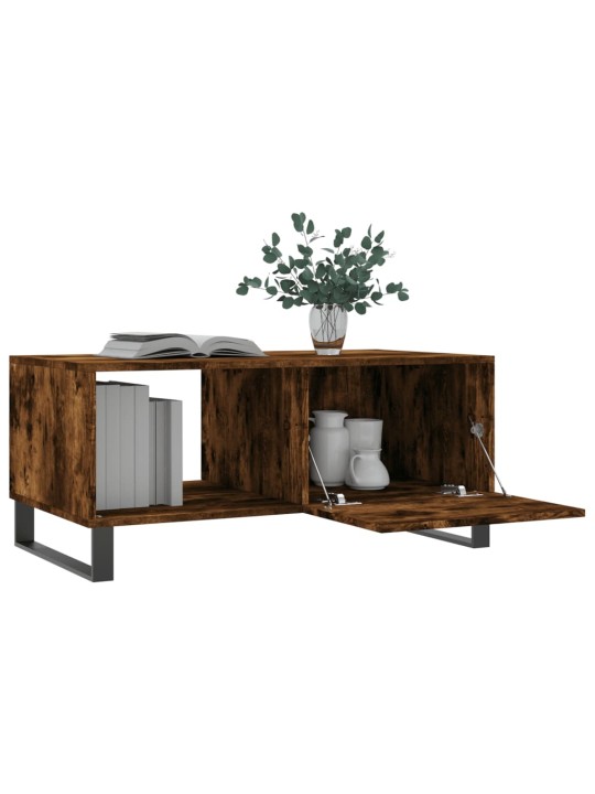 Konferenční stolek kouřový dub 90 x 50 x 40 cm kompozitní dřevo