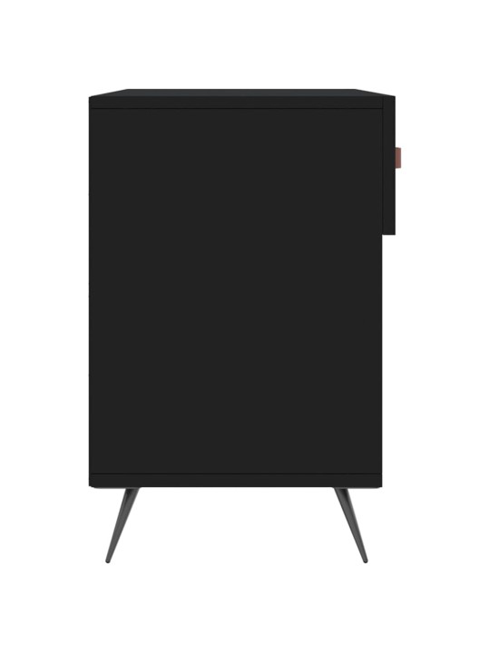 Botník černý 102 x 35 x 55 cm kompozitní dřevo