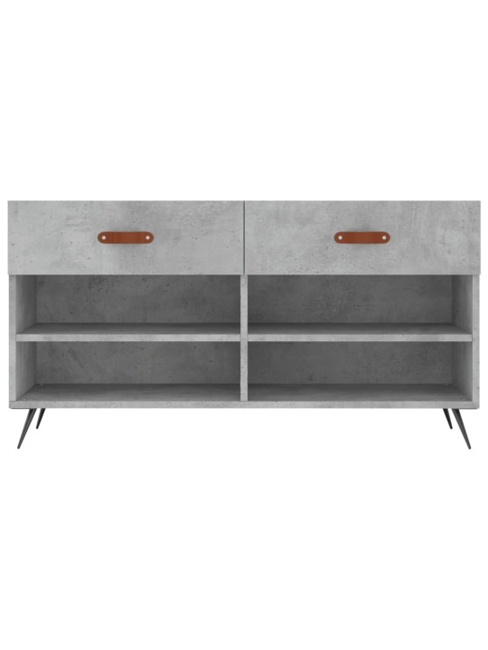 Botník betonově šedý 102 x 35 x 55 cm kompozitní dřevo