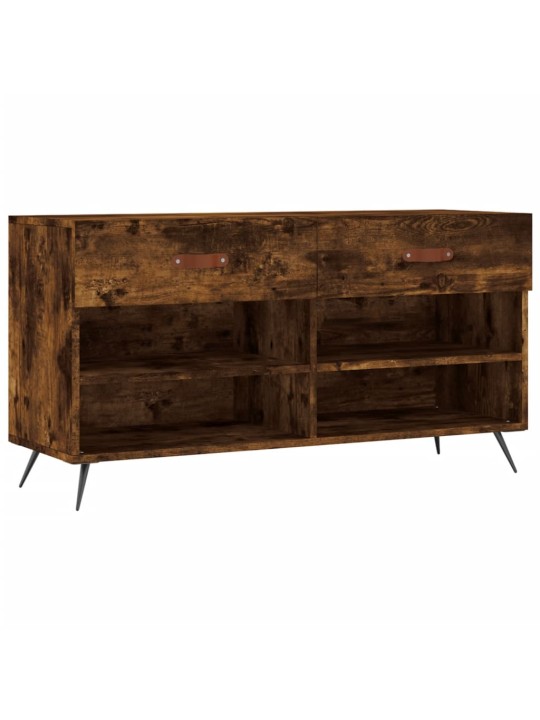 Botník kouřový dub 102 x 35 x 55 cm kompozitní dřevo