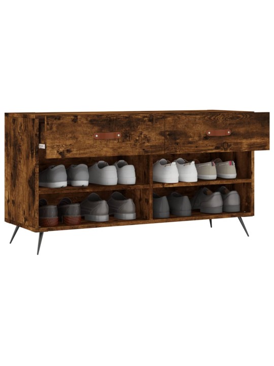 Botník kouřový dub 102 x 35 x 55 cm kompozitní dřevo