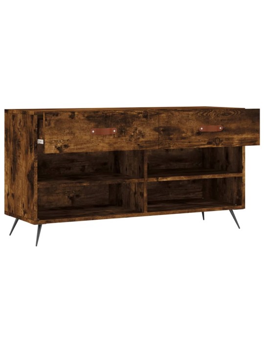 Botník kouřový dub 102 x 35 x 55 cm kompozitní dřevo