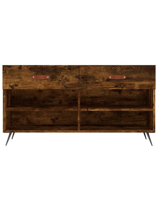 Botník kouřový dub 102 x 35 x 55 cm kompozitní dřevo