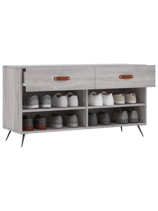 Botník šedý sonoma 102 x 35 x 55 cm kompozitní dřevo