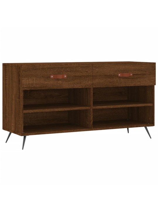 Botník hnědý dub 102 x 35 x 55 cm kompozitní dřevo