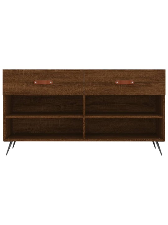 Botník hnědý dub 102 x 35 x 55 cm kompozitní dřevo
