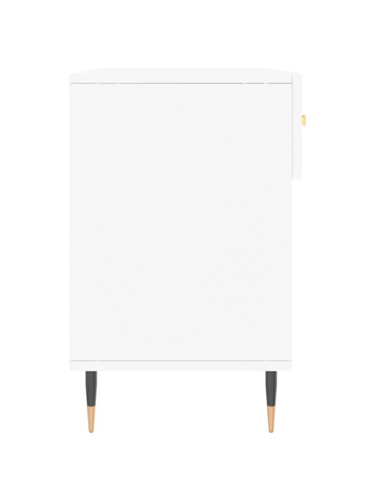 Botník bílý 102 x 35 x 55 cm kompozitní dřevo