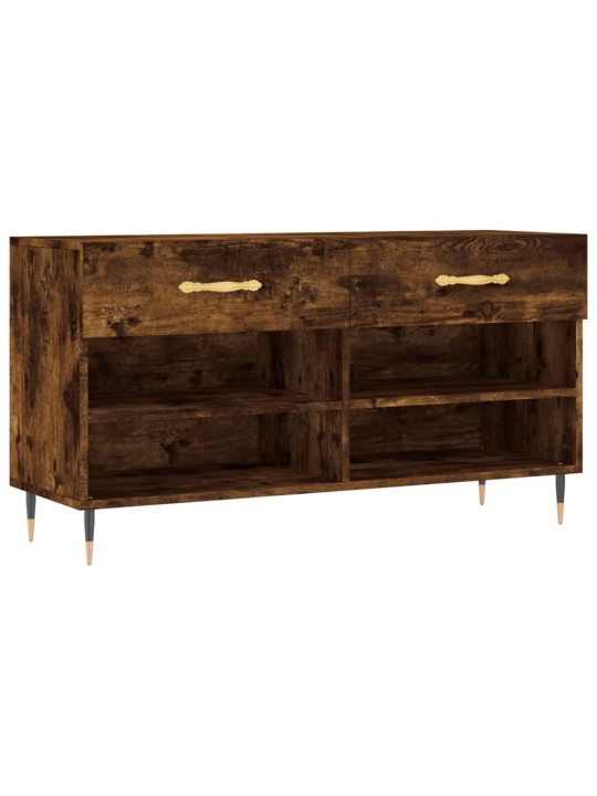 Botník kouřový dub 102 x 35 x 55 cm kompozitní dřevo